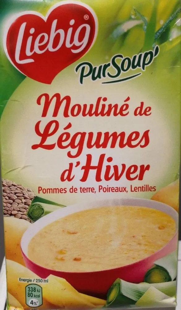 Pur soup mouliné de légumes d'hiver