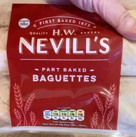 Part baked baguettes