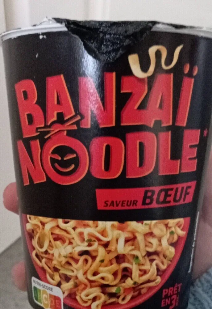 Nouille instantanée boeuf