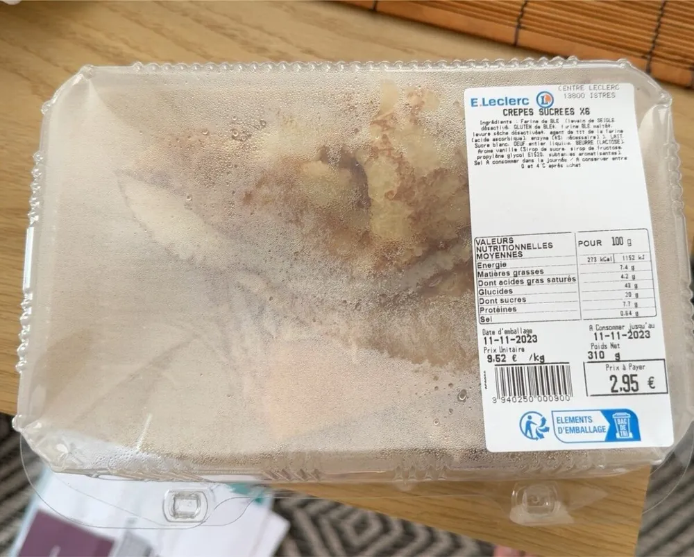 Crêpes sucrees