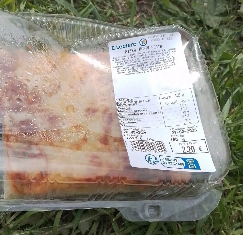 Pizza individuelle leclerc
