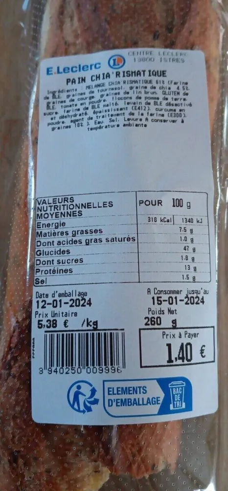 Paon chia'rismatique