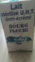 Lait stérilisé U.H.T. demi-ecrémè
