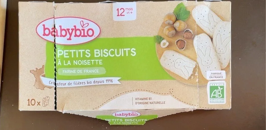 Petit biscuit a la noisette