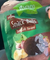 Vegan snack balls café dattes banane