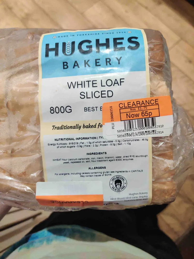 white Loaf Sliced