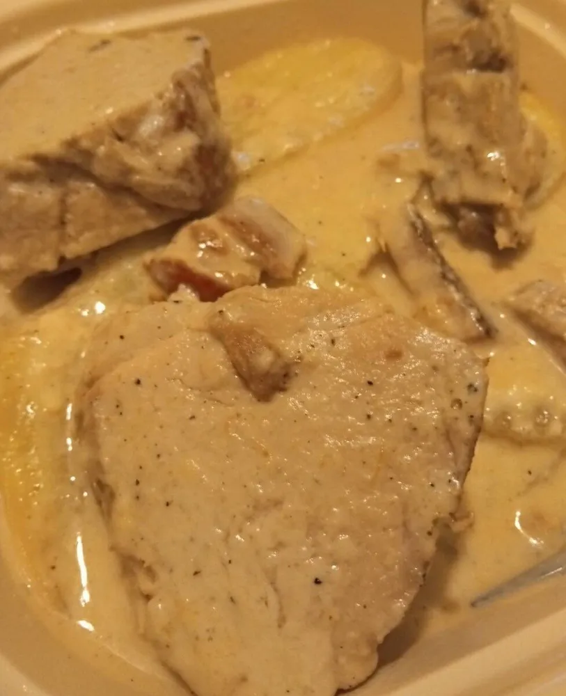 Solomillo con salsa de queso