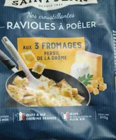Ravioles a poêler aux 3 fromages