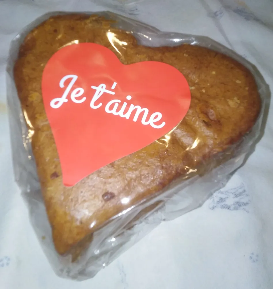 Cœur de pain d'épices au miel