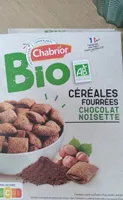Céréales fourrées chocolat noisette