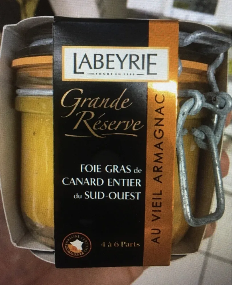 Foie gras vieil armagnac 190g