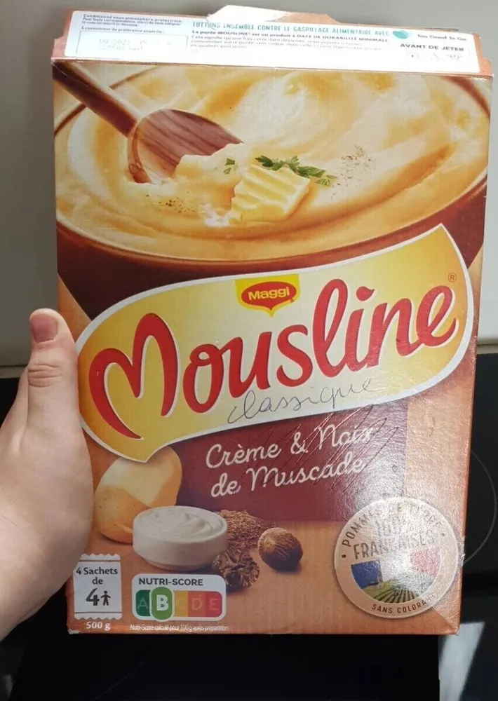 Mouline creme et noix de muscade