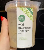 Wild mushroom & barley soup