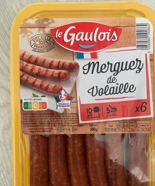 Merguez de volaille