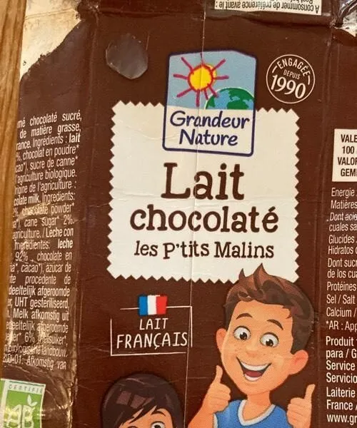 Lait chocolaté