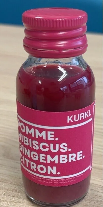 Shot Pomme Hibiscus Gingembre Citron