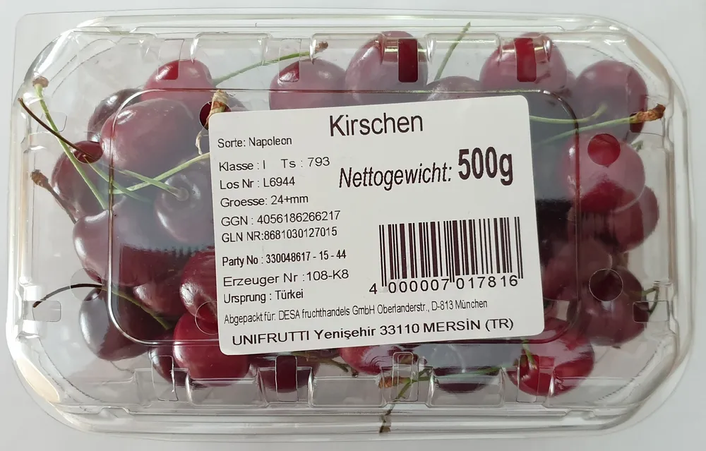 Kirschen, Sorte: Napoleon