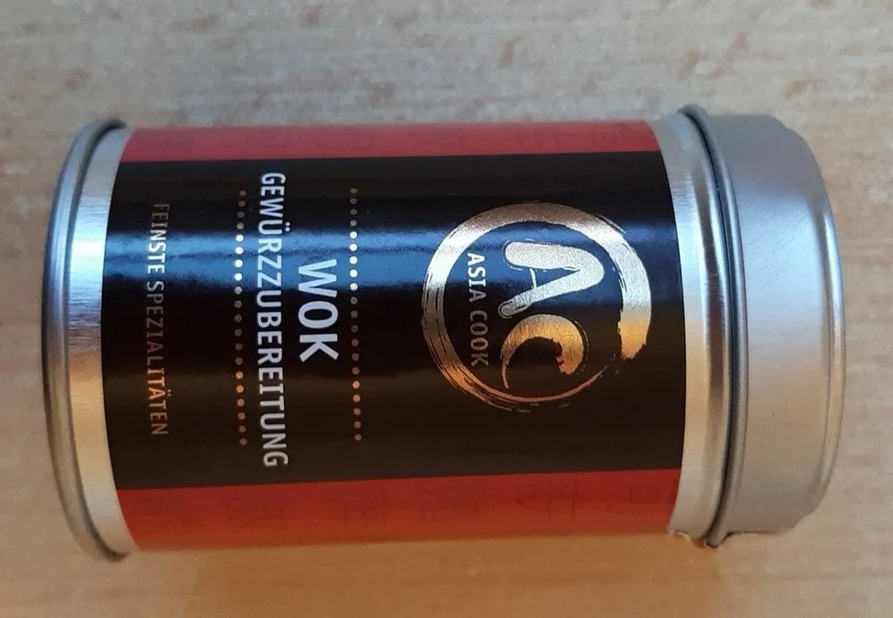 Wok Gewürzzubereitung