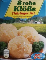 8 rohe Klöße, Thüringer Art