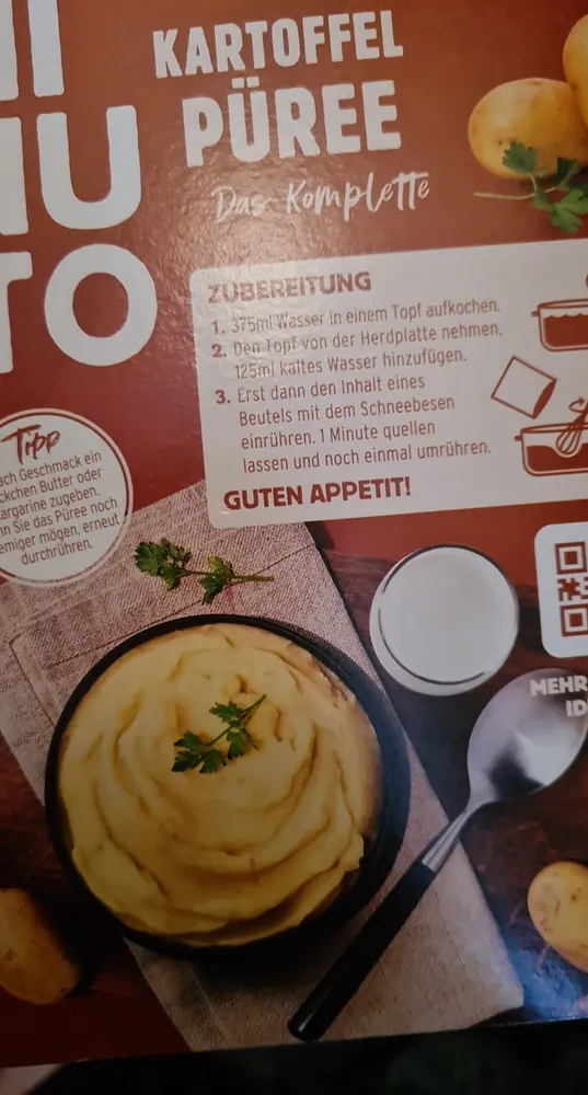 Kartoffelpüree - Das Komplette(3x100Gramm)