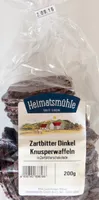Zartbitter Dinkel Knusperwaffeln in Zartbitterschokolade
