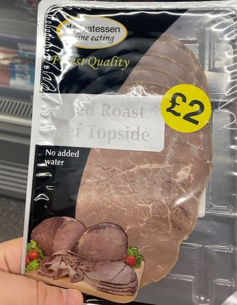 Roast beef topside