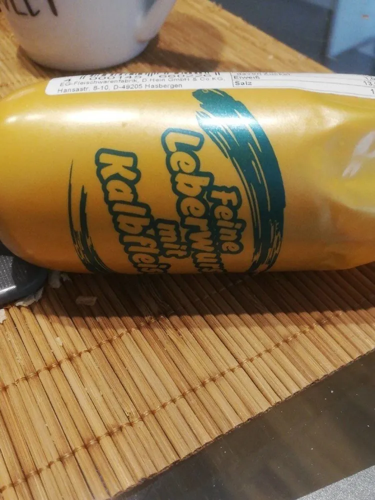 Feine Sahne Leber Wurst mit Kalbfleisch