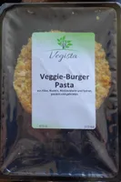 Vegane burger pasta