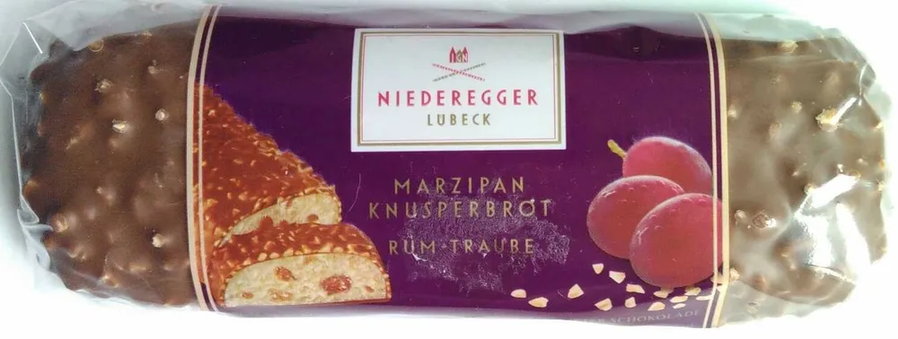 Marzipan Knusperbrot Rum-Traube