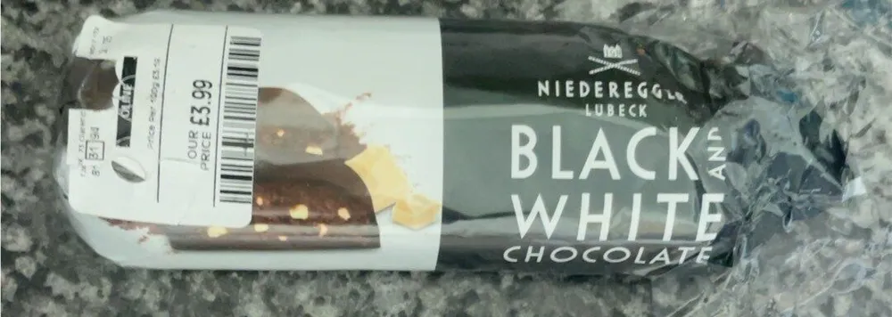 Black and white chocolate