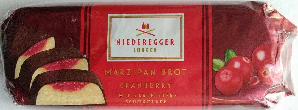 Marzipan Brot mit Cranberry