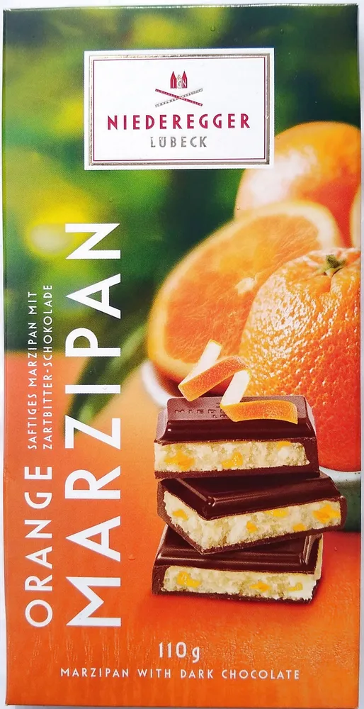 Marzipan Tafelschokolade Orange