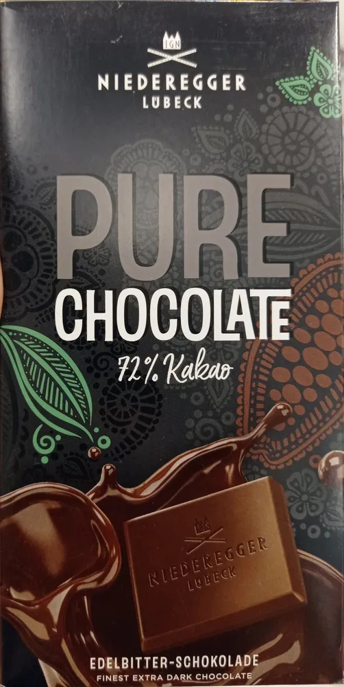 Pure Chocolate 72% Kakao