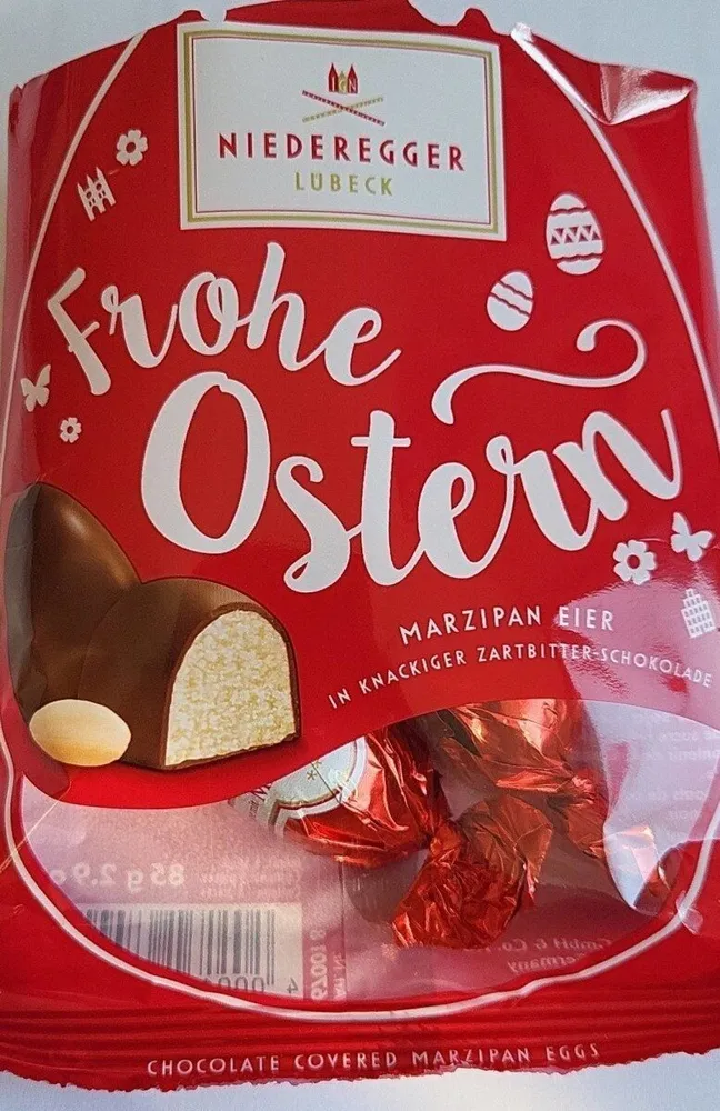 Frohe Ostern  Marzipan Eier