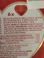 MARZIPAN PRALINES WITH BITTERSWEET CHOCOLATE