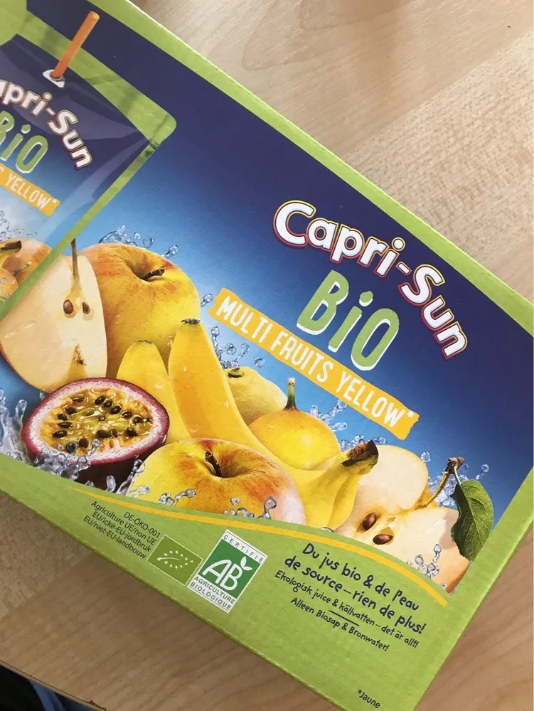 Boisson aux fruits bio multi fruits Capri Sun Bio