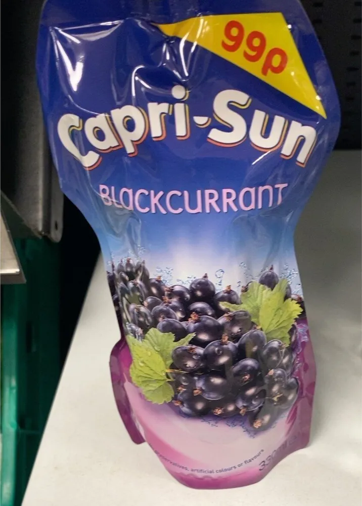 Capri sun blackcurrant