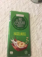 No sugar added Haselnuss