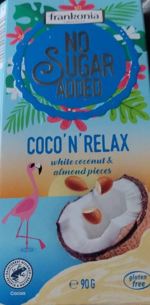 COCO'N'RELAX white coconut & almond pieces