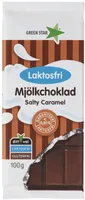 Green Star Melkesjokolade Salty Caramel Laktosefri