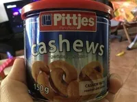 Cashews Geröstet Und Gesalzen 150G Dose Pittjes