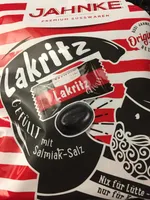Lakritz Gefüllt mit Salmiak-Salz