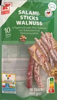 Salami-Sticks Walnuss