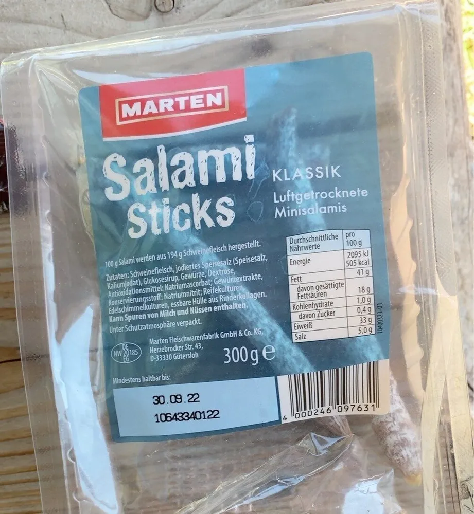 Salami Sticks
