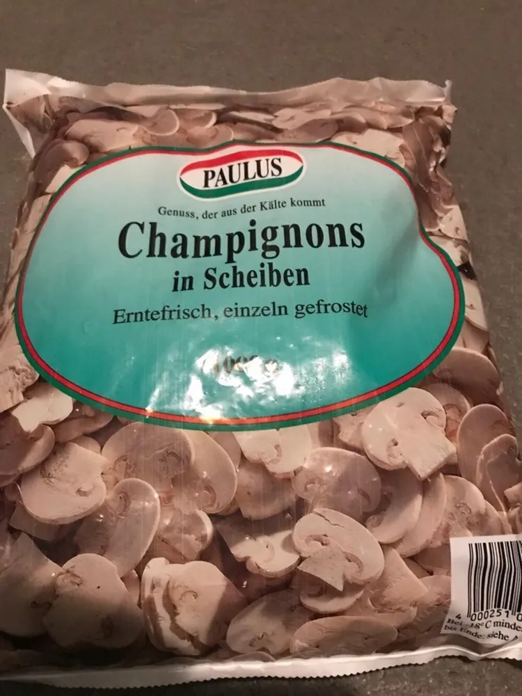 Champignons in Scheiben