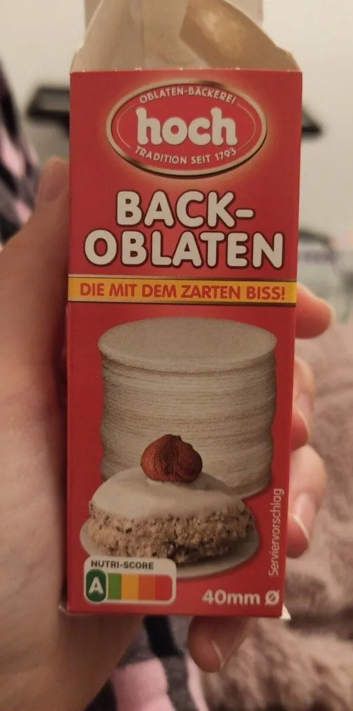 Back Oblaten