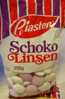 Schokolinsen Weiss / Rosa. Sort süß