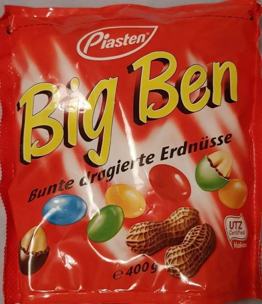 Piasten Big Ben Bunte Dragierte Erdnüsse