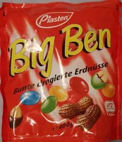 Piasten Big Ben Bunte Dragierte Erdnüsse