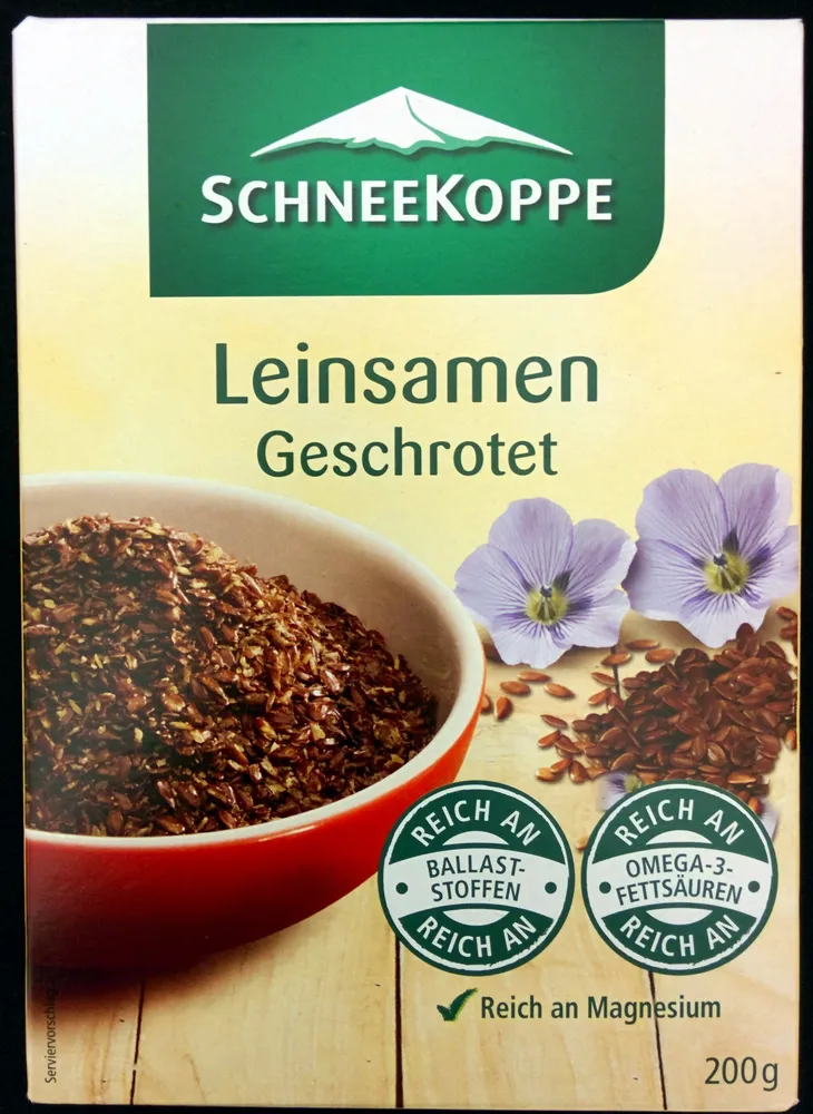 Leinsamen schonend geschrotet